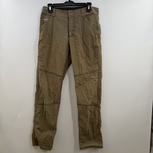 Kuhl Men's Free Radikl Pants in vintage green hybrid tag size 30x32 hiking 7-pkt